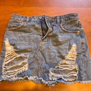Denim skirt